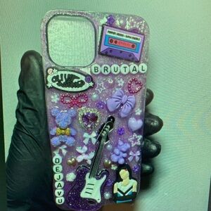 Apple Purple Decorative Phone Case